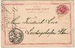 Entero Postal 1887  HALMSTADT A Alemania - Entiers Postaux