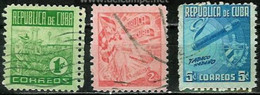 CUBA..1948..Michel # 226-228...used. - Gebraucht