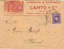 6606. Carta BARCELONA 1905 Sobre Publicitario Privado - Cartas & Documentos