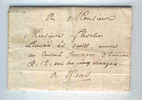Lettre LEUZE Vers MONS 1771 , Signée Jouret , Médecin Pour Flescher, Avocat   --  3/939 - 1714-1794 (Paesi Bassi Austriaci)