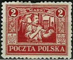 POLAND..1922..Michel # 9...Polen Abstimmungsgebiete..MLH...MiCV - 10 Euro. - Besatzungszeit