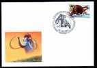 Romania New 2005  Cover With Post Mark Elephants ,animal Phreistoric,BBBB. - Olifanten