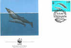 WWF BALEINES  FDC ILES FEROE 1990  DIFFERENT - Ballenas