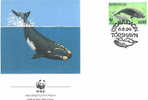 WWF BALEINES  FDC ILES FEROE 1990  DIFFERENT - Wale