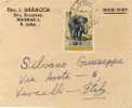 3983   LETTRE INDE - Eléphants