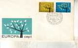 Europa FDC - Netherland - Holland - Pays Bas - 1962 Premier Jour - 1962