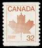 Canada (Scott No. 951 - Feuille D'érable / Maple Leaf) [**] Luxe / ExF - Roulette) - Roulettes