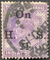 Pays : 230,3 (Inde Anglaise : Empire)  Yvert Et Tellier N° : S  42 (o) - 1902-11 King Edward VII