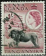 UGANDA-KENYA-TANGANYIKA.. 1954..Michel # 100..used. - Kenya, Ouganda & Tanganyika