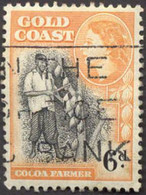 Pays : 140 (Cote De L'Or-Golden Coast)  Yvert Et Tellier N° :  153 (o) - Gold Coast (...-1957)