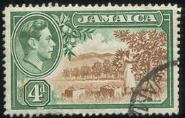 Pays : 252 (Jamaïque : Colonie Britannique)  Yvert Et Tellier N° :    129 (o) - Jamaïque (...-1961)