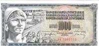 YUGOSLAVIA,1000 DINARES 19-12-1994 K86 SC-    DL-2571 - Yugoslavia