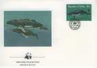 W0415 Baleine à Bosse Mégaptère Megaptera Novaeangliae  Palau 1983 FDC Premier Jour WWF - Ballenas