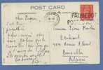 255 Op Kaart " CUNARD RMS  QUEEN ELIZABETH " Met Stempel SOUTHAMPTON /  PAQUEBOT - Covers & Documents