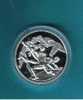 GRECIA  Moneda PLATA PROOF Encapsulada De 10 Dracmas LUCHA GRECOROMANA - Griekenland