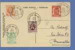 190+278+418A+419 Op Kaart Met Cirkelstempel  JEMEPPE-SUR-MEUSE - 1922-1927 Houyoux