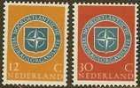 NEDERLAND 1959 OMP Zegel(s) Nato 728-729 #668 Mint Hinged - Ungebraucht