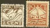NEDERLAND 1924 Gebruikte Zegel(s) Redding Op Zee 141-142 #652 - Used Stamps