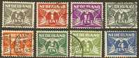 NEDERLAND 1926 Gebruikte Zegel(s) Cijfers (8 Waarden #520 - Used Stamps