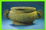 CHINA - BRONZE KUEL ( FOOD CONTAINER ) - CARD NEVER BEEN USE - - Oggetti D'arte