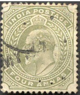 Pays : 230,3 (Inde Anglaise : Empire)  Yvert Et Tellier N° :   63 (o) - 1902-11 King Edward VII