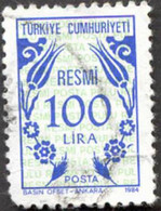 Pays : 489,1 (Turquie : République)  Yvert Et Tellier N° : S  174 (o) - Timbres De Service