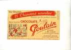 Buvard Chocolat POULAIN - Serie Chansons Monsieur Dumolet - Chocolat