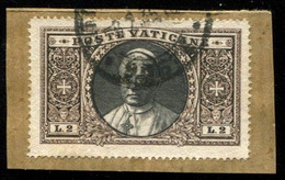 Pays : 495 (Vatican (Cité Du))  Yvert Et Tellier N° :    55 (o)  Fragment - Usados