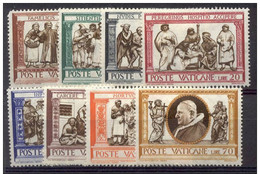 Pays : 495 (Vatican (Cité Du))  Yvert Et Tellier N° :   302-309 (*) - Ungebraucht