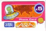 England Prepaid Card - Space - Espace - Cosmos - Universe - Kosmos - Science Fiction - Asia - Espace