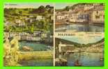 POLPERRO - THE HARBOUR - GENERAL VIEW - CARD IS WRITTEN - HARVEY BARTON - - Sonstige & Ohne Zuordnung