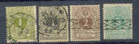 Belgie Ocb Nr : 42 - 45 Gestempeld (zie Scan) Lot 4 - 1869-1888 Liggende Leeuw