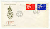 Grecia - Busta Fdc Europa CEPT 1961 - 1961