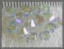 Lot De 20 Perles Toupies Swarovski 4mm Crystal Shadow AB2X - Parels