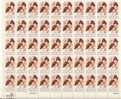 US Scott 1824 - Sheet Of 50 - Helen Keller 15 Cent ** MINT - Ganze Bögen