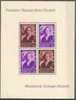 BELGIUM MUSIC FOUNDATION, QUEEN ELISABETH SHEETLET 1937 VF NEVER HINGED ** - 1924-1960