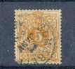 Belgie Ocb Nr : 28 B  SOMBREFFE Gestempeld  (zie Scan Voor Tanding) Linksonder NIPA 125 - 1869-1888 Lion Couché (Liegender Löwe)