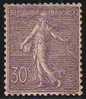 FRANCE 1903-24 Y&T 133 "TYPE SEMEUSE LIGNEE 30 C LILAS" NEUF SANS CHARNIERE XX TTB - 1903-60 Sower - Ligned