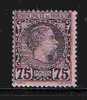 MONACO 1885 Y&T 8 "PRINCE CHARLES III , 75c NOIR SUR ROSE" NEUF SANS CHARNIERE XX TTB - Altri & Non Classificati