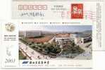 China 2003 Xinchang High School Postal Stationery Card Basketball Playground - Basket-ball