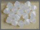 Lot De 10 Toupies Swarovski 6mm White Opal Perles En Cristal Véritable - Perlen