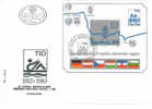 AVIRON FDC DU BLOC FEUILLET YOUGOSLAVIE 1985 30 EME ANNIVERSAIRE REGATE EUROPEENNE - Roeisport