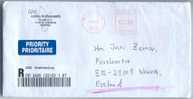 Registered Cover From Austria To Estonia (1) - Lettres & Documents