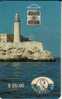 CUBA  $25US   LIGHTHOUSE  ON  THE  ROCK   CHIP  MINT  OR EF USED READ DESCRIPTION !! - Cuba