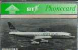 UK  5 U  L & G  PRIVATE ISSUE   AIRPLANE  AIR  NEW ZEALAND  DOUGLAS DC-8-52   MINT - BT Emissioni Tematiche Aerei Civili