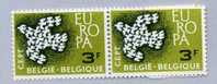 Belgique Variété EUROPA 1961  1193V2 Chiffre 3 Mal Formé - Altri & Non Classificati