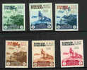 Somalia-1934 2nd Colonial Art  Fair Air Mail Set MH - Somalia