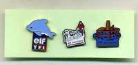 Lot De 3 Pins "ELF" - Lotes