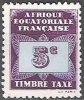 Afrique Equatoriale Française 1937 Michel Taxe 1 Neuf ** Cote (2002) 0.50 € Grand Chiffre - Ungebraucht