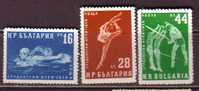 L1323 - BULGARIE BULGARIA Yv N°934/36 ** SPORT - Neufs